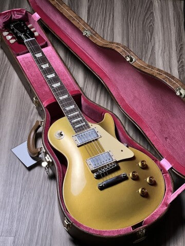 Gibson 1957 Les Paul Gold Top Reissue Vos ใน Double Gold พร้อมเคส 73141