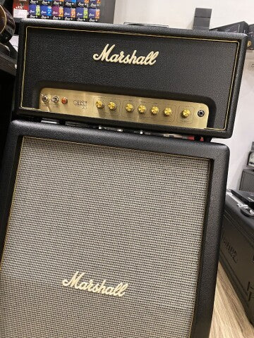 Marshall Origin ORI20H Valve Head 20W + Marshall ORI212A Angled Black Cabinet