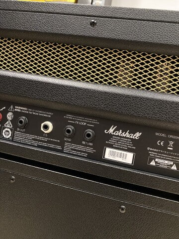 Marshall Origin ORI20H Valve Head 20W + Marshall ORI212A Angled Black Cabinet