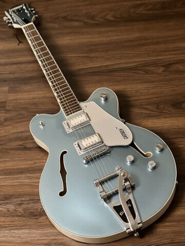 Gretsch G5622T-140 Electromatic 140th Double Platinum Ed Center Block in 2-Tone Stone/Pearl Platinum