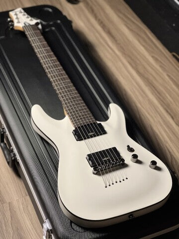 Schecter Demon 7 VWHT in Vintage White