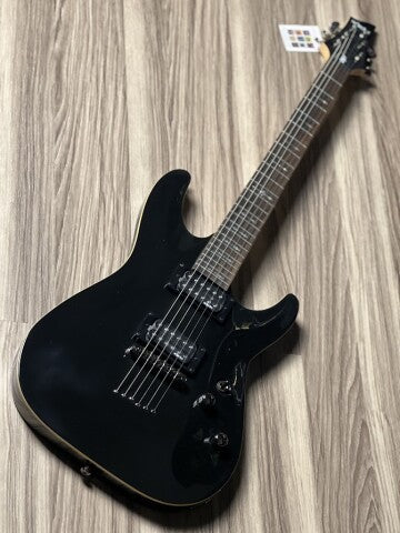 Schecter Omen 6 BLK in Gloss Black