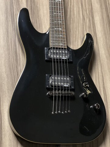 Schecter Omen 6 BLK in Gloss Black