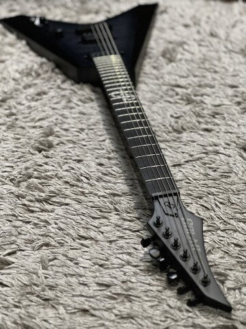 Solar V2.6FBB Baritone in Flame Black Burst Matte