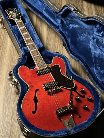 Epiphone 150th Anniversary Sheraton in Cherry w/Hard Case