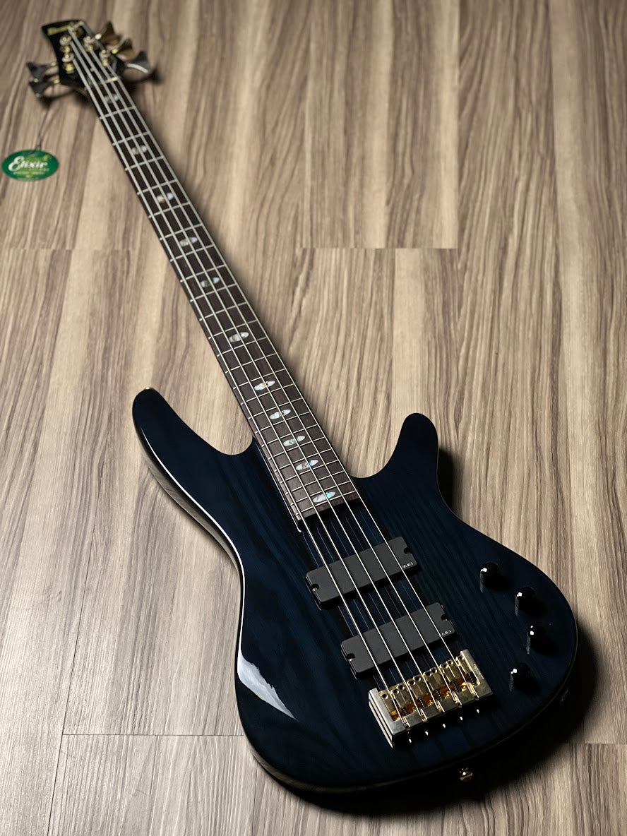 Ibanez DWB35 BBL Bright Blue Doug Wimbish Signature 5 String ...