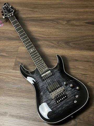 Schecter Hellraiser Hybrid C-1 FR S TBB in Trans Black Burst