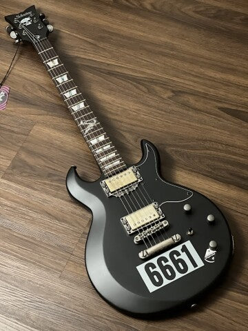 6661 Schecter Zacky Vengeance 6661 SBK in Satin Black – nafiriguitar.com