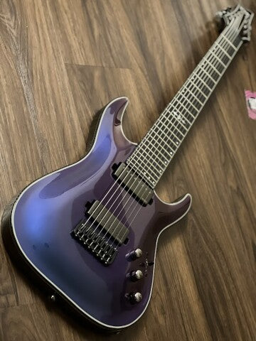 Schecter Hellraiser Hybrid C-8 UV in Ultra Violet