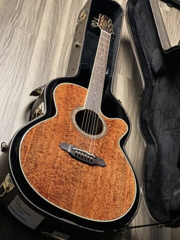 Takamine EF508KC in Natural Gloss with Case Made In Japan