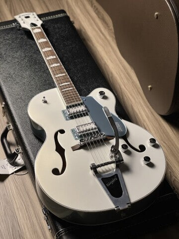 Gretsch G5420T-140 Electromatic 140th Double Platinum Ed SC in 2-Tone Pearl/Stone Platinum