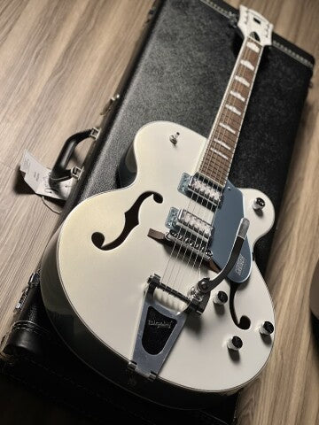 Gretsch G5420T-140 Electromatic 140th Double Platinum Ed SC in 2-Tone Pearl/Stone Platinum