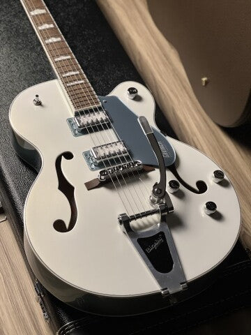 Gretsch G5420T-140 Electromatic 140th Double Platinum Ed SC in 2-Tone Pearl/Stone Platinum