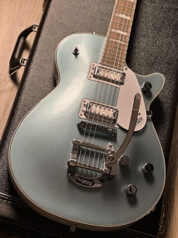 Gretsch G5230T-140 Electromatic 140th Double Platinum Edition Jet in 2-Tone Stone/Pearl Platinum