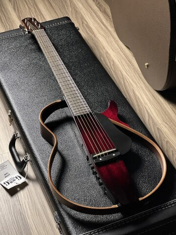 Yamaha Silent Guitar SLG200S CRB สี Crimson Red Burst