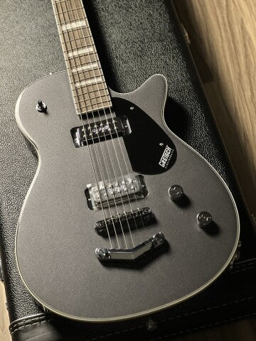 Gretsch G5260 Electromatic Jet Baritone w/ V-Stoptail with Laurel FB in London Gray