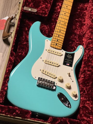 Fender American Vintage II 57 Stratocaster with Maple FB in Sea