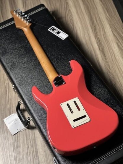 Soloking MS-11 Classic MKII with Rosewood FB in Fiesta Red