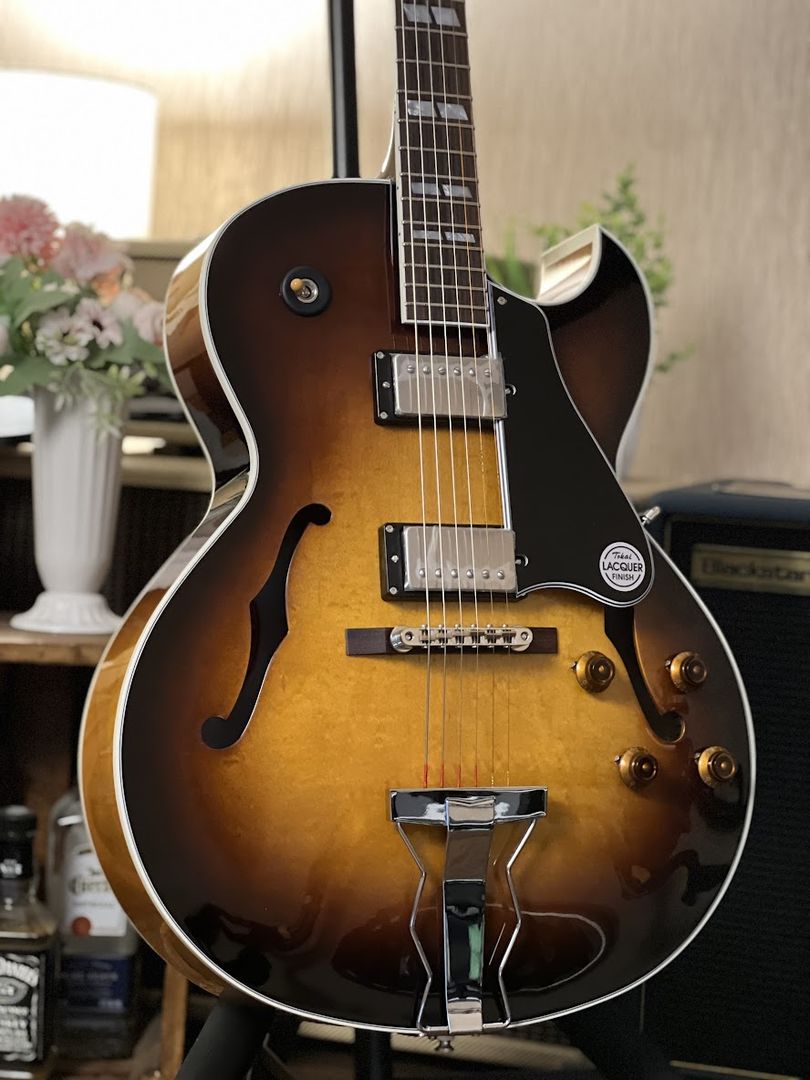 Tokai FA-245 VS Full Hollow in Vintage Sunburst Premium Series