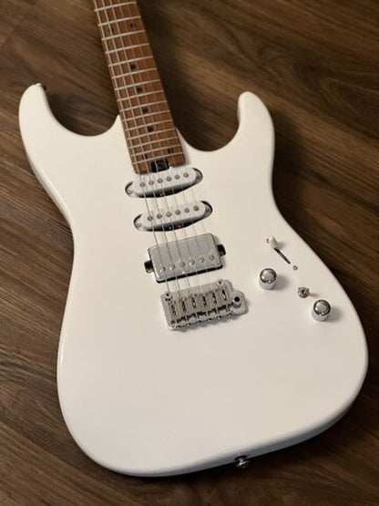 Soloking MS-1 Custom 24 HSS Flat Top in White Gloss Nafiri Special Run