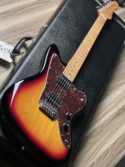 SQOE JM400 Roasted Maple Series in 3-Tone Sunburst