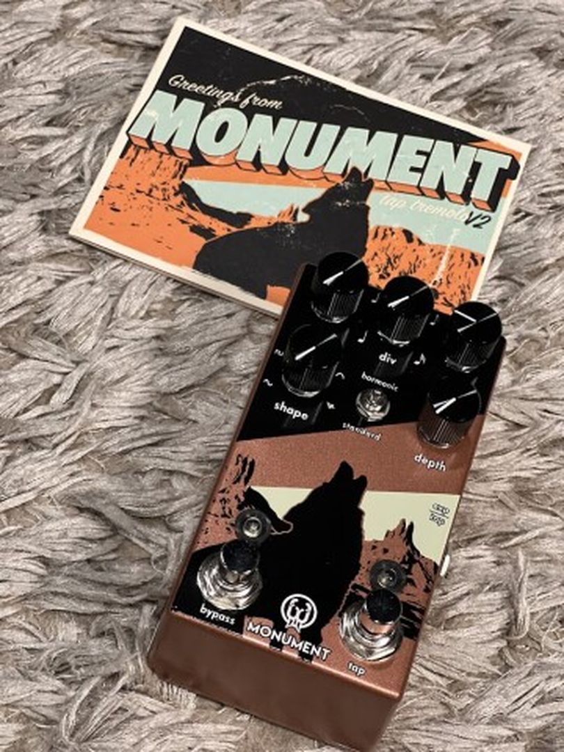 Walrus Audio Monument Harmonic Tap Tremolo V2 กีตาร์เอฟเฟ็กต์เหยียบ