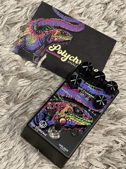 psychedelic guitar effects pedals Walrus Audio Polychrome Flanger Guitar Effects Pedal – nafiriguitar.com