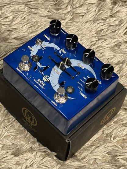 Walrus Audio SLOER Stereo Ambient Reverb Guitar Effects Pedal in Blue