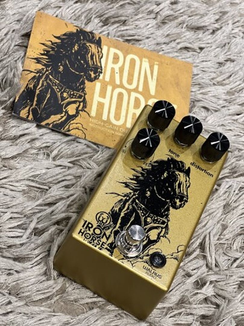 Walrus Audio Iron Horse LM308 Distortion V3 Guitar Effects Pedal