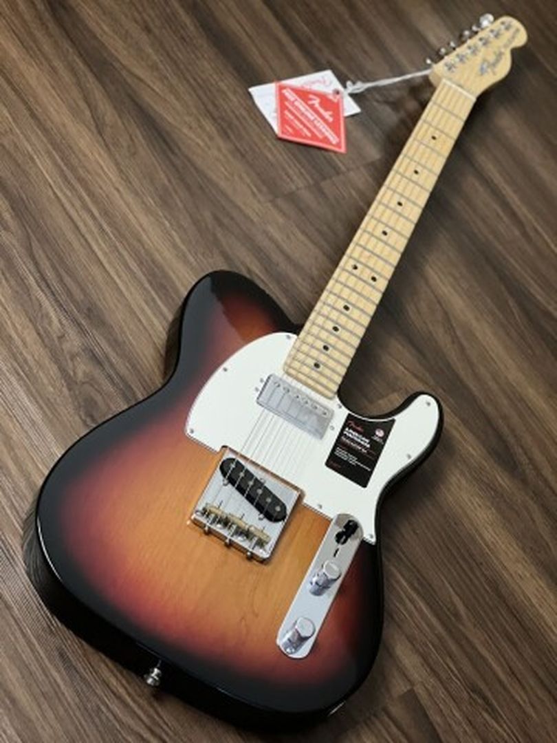 Fender American Performer HS Telecaster with Maple FB in 3-Tone Sunburst