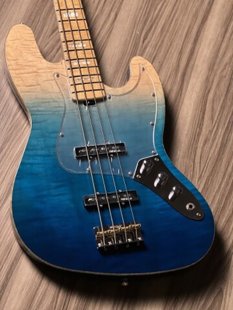 SQOE SJB800 Roasted Maple Series in Caribbean Fade Surf