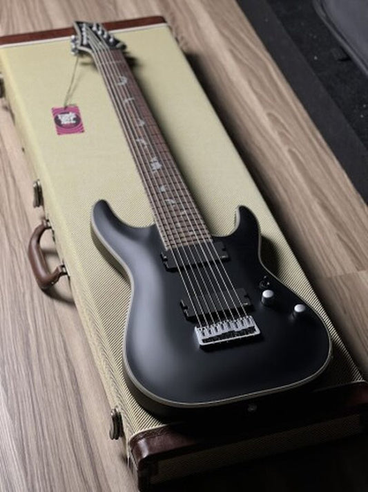 Schecter Damien Platinum 8 SBK in Satin Black