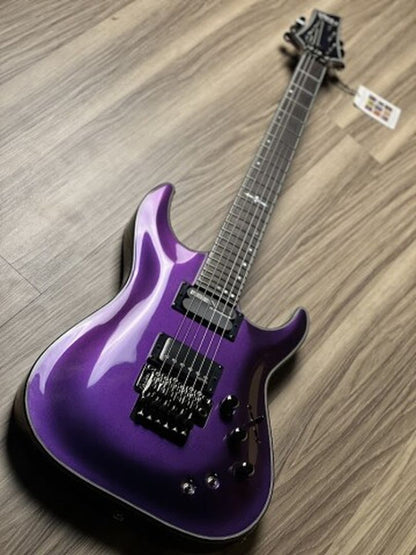 Schecter Hellraiser Hybrid C-1 FR S UV ในอัลตร้าไวโอเล็ต