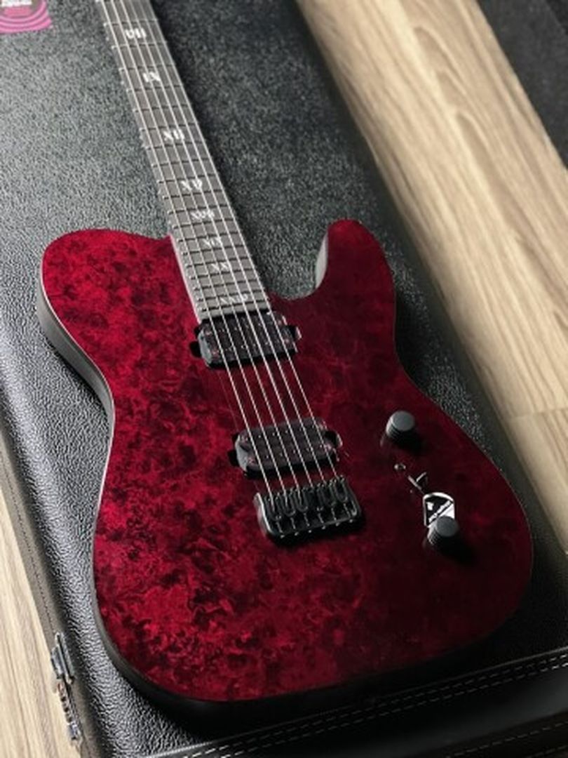 Schecter PT Apocalypse RR ใน Red Reign