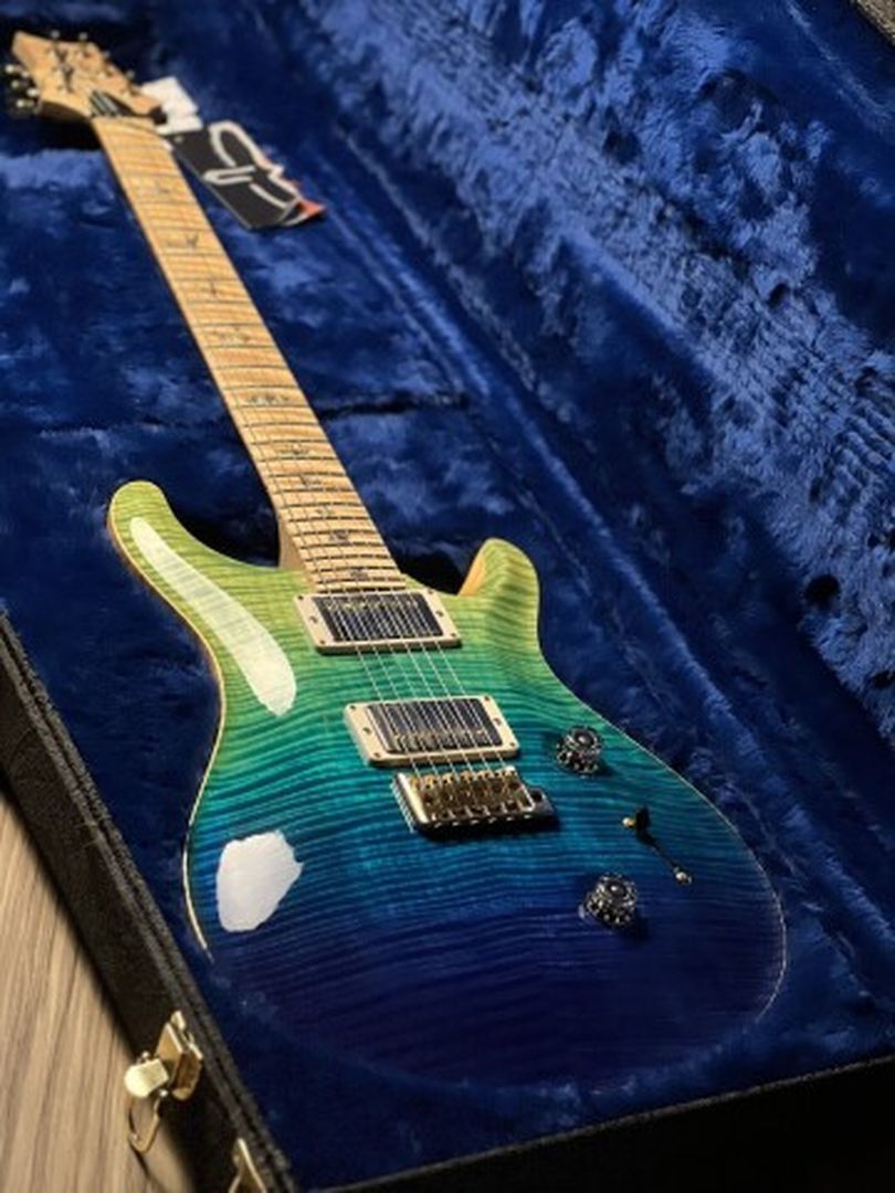 PRS Wood Library Custom 24 Blue Fade with Regular Neck
