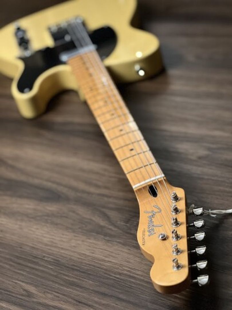 Fender Japan Eross Candra Signature Telecaster Sephia พร้อม Maple FB สี Butterscotch Blonde 