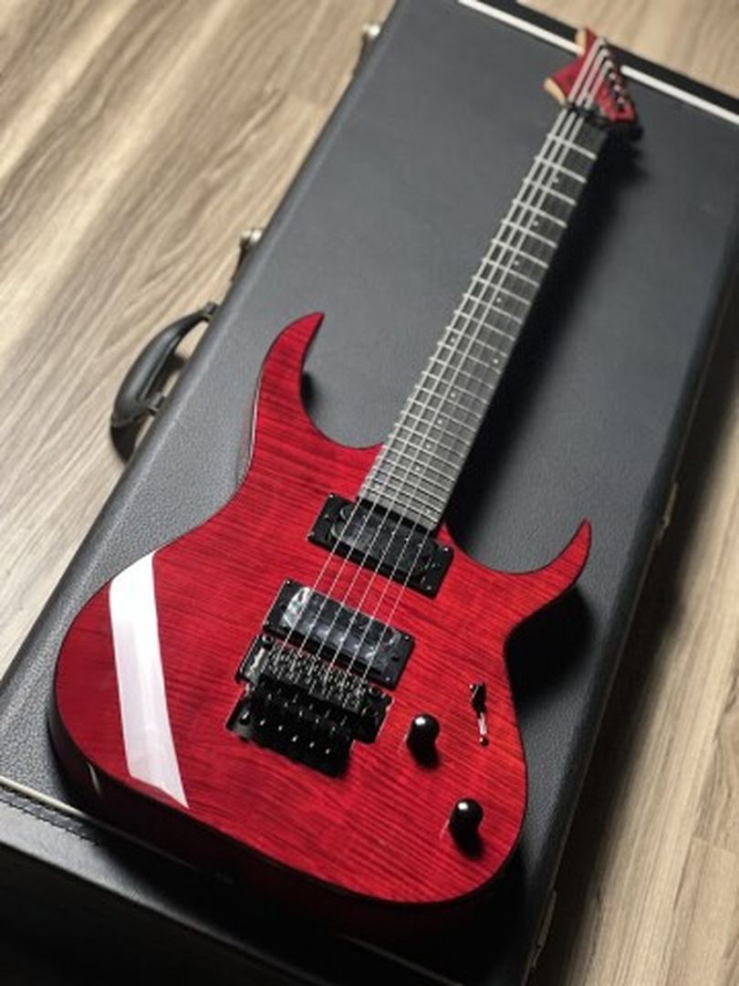 Solar SB4.6FRFBR-E in Flame Blood Red – nafiriguitar.com