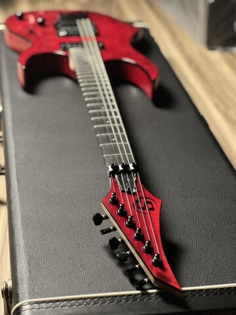 Solar SB4.6FRFBR-E in Flame Blood Red – nafiriguitar.com