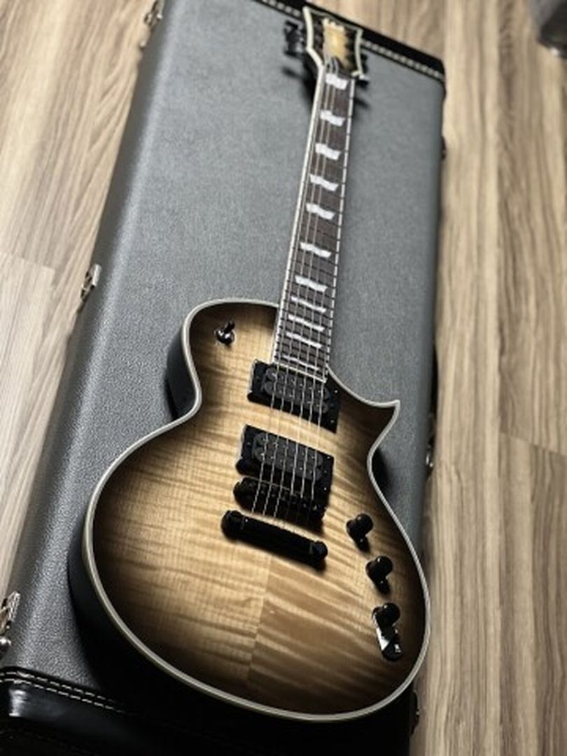 ESP LTD EC-1000T with Flamed Maple in Black Natural Burst