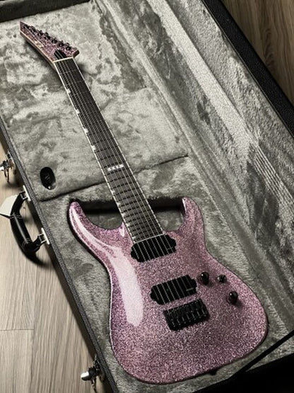 ESP E-II Horizon NT-7B Hipshot in Purple Sparkle