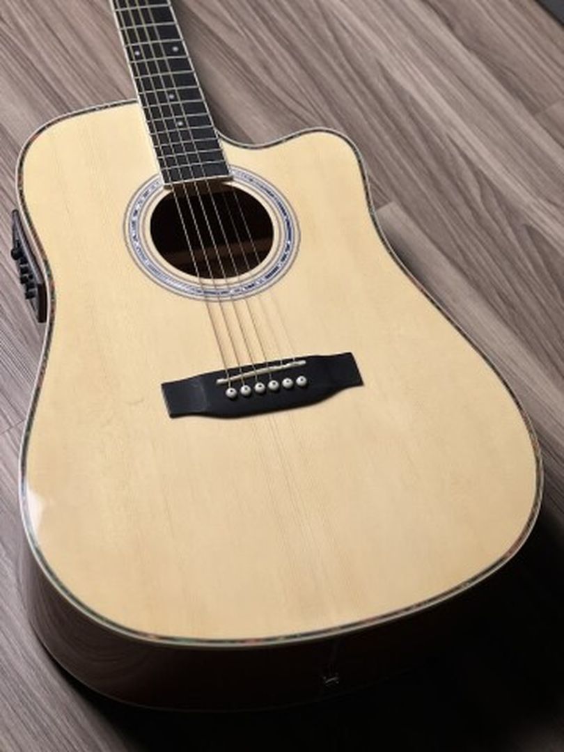 Chard ED 30 N Acoustic Electric สีมันธรรมชาติ