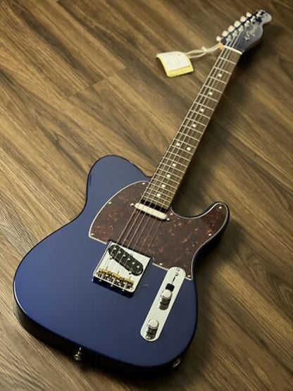 Fender FSR Collection Hybrid II Telecaster with RW FB in Deep Ocean Metallic