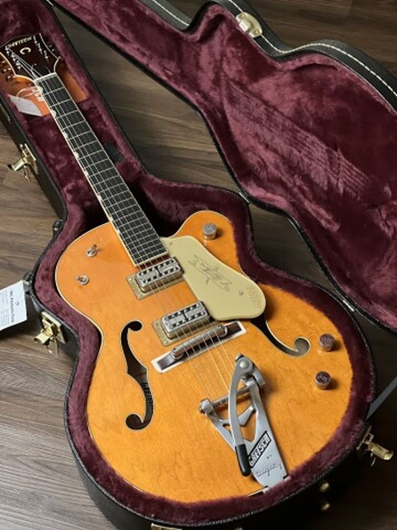 Gretsch G6120T-59 Vintage Select Chet Atkins Hollowbody w/Bigsby in Vintage Orange Stain