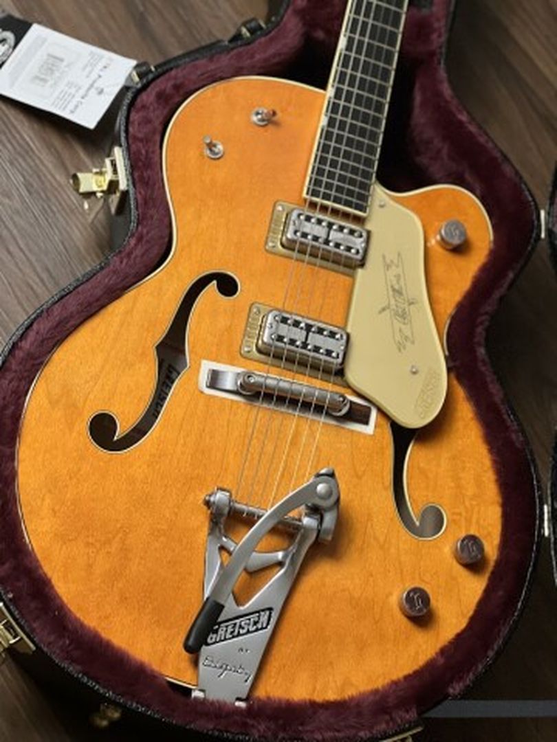 Gretsch G6120T-59 Vintage Select Chet Atkins Hollowbody w/Bigsby in Vintage Orange Stain