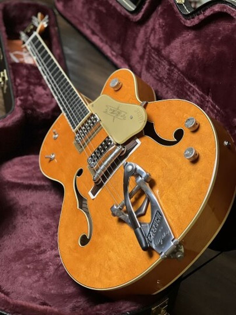 Gretsch G6120T-59 Vintage Select Chet Atkins Hollowbody w/Bigsby in Vintage Orange Stain