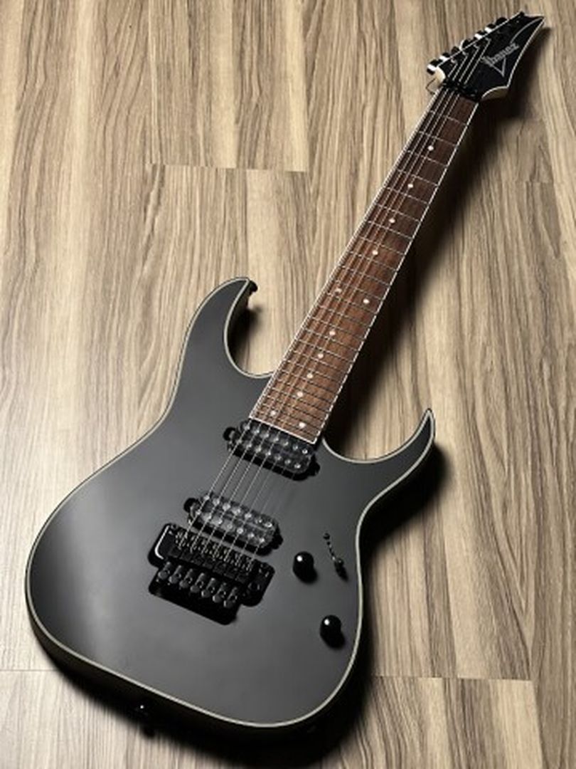 Ibanez RG7320EX-BKF กีตาร์ไฟฟ้า 7 สาย สีดำ Flat