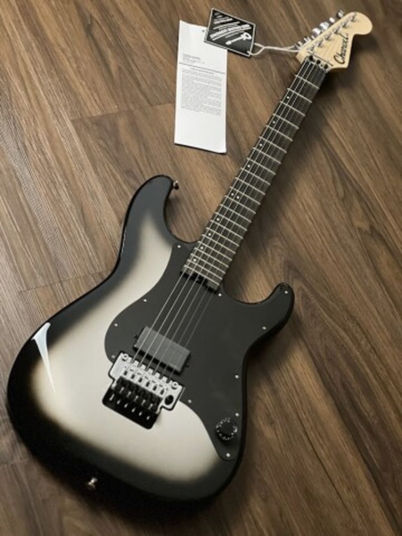 Charvel Phil Sgrosso Signature Pro-Mod So-Cal Style 1 H FR E with Ebony FB in Silverburst