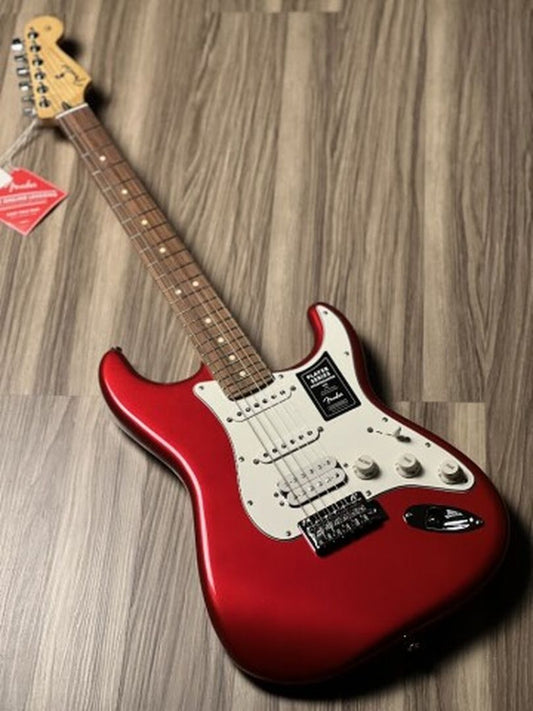 Fender Player Stratocaster HSS with Pau Ferro FB in Candy Apple Red