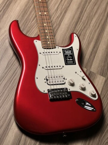 Fender Player Stratocaster HSS พร้อม Pau Ferro FB สี Candy Apple Red