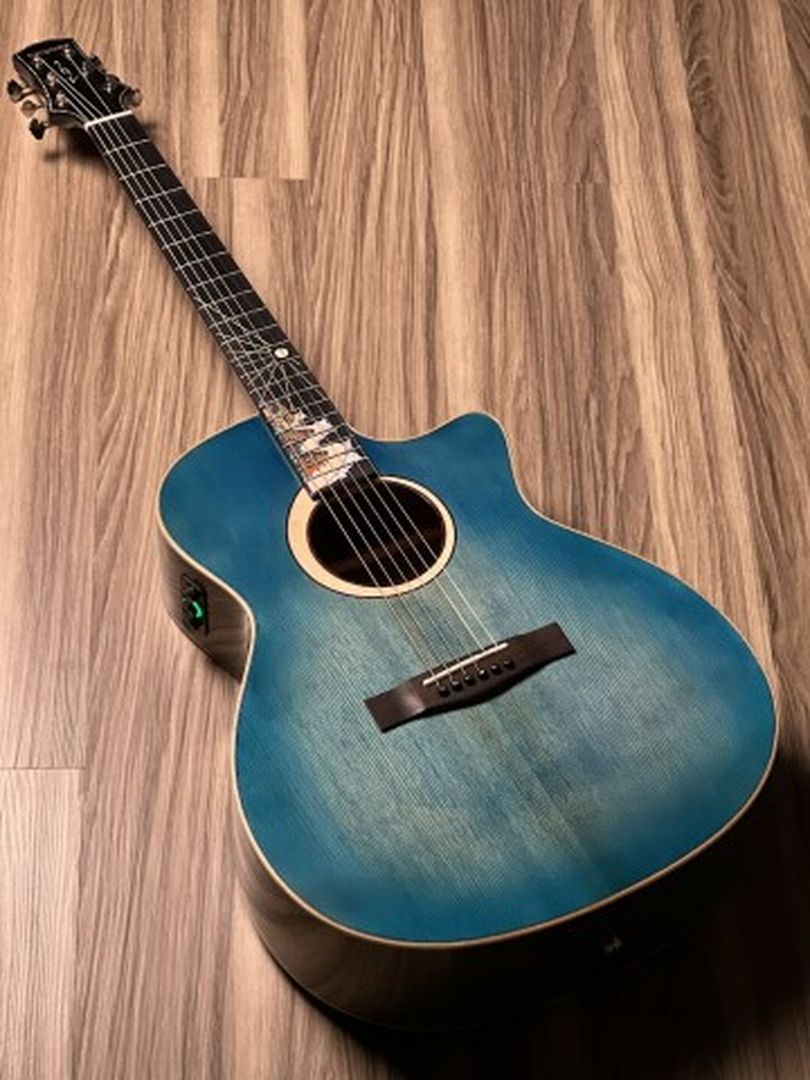 SQOE Spain SQ-PFZL-BL TransAcoustic พร้อมเอฟเฟกต์เป็น Blue Burst 